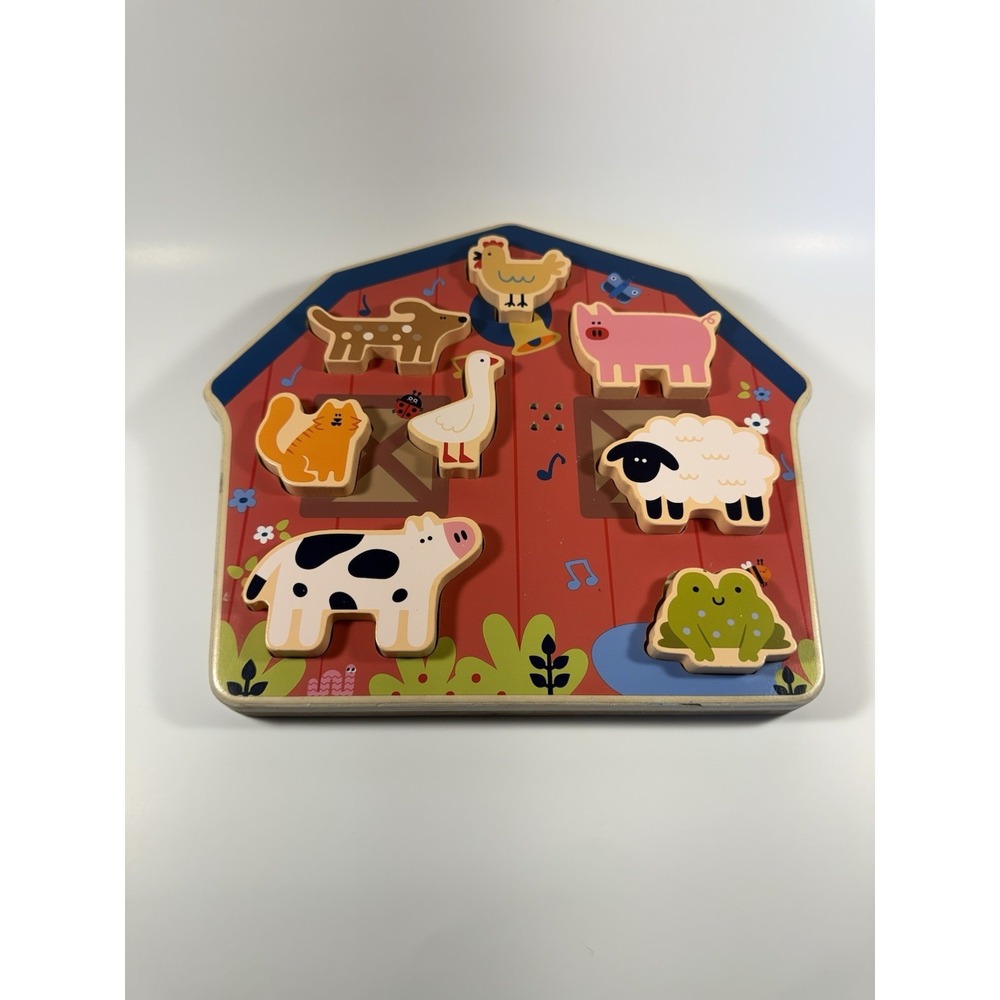 Giggle Scape Wooden Puzzle Interactive Animal Toy With Sounds